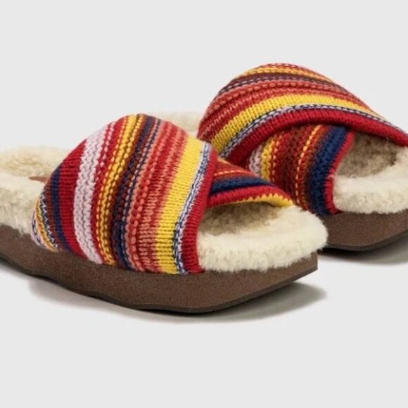 CHLOE Wavy Cashmere Knit Platform Slide~ *New in Box! - Picture 5 of 6